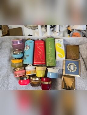 Avon & Assorted Vintage Makeup Accent Containers